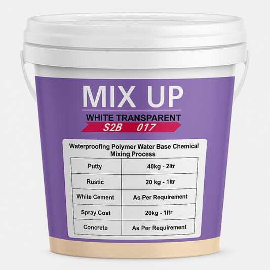 MIX UP White Transparent S2B 017 – High-Performance Waterproofing Polymer (10L)